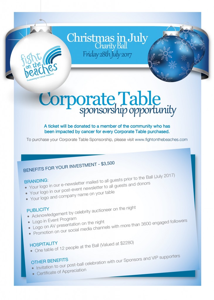 Corporate Table Inclusions